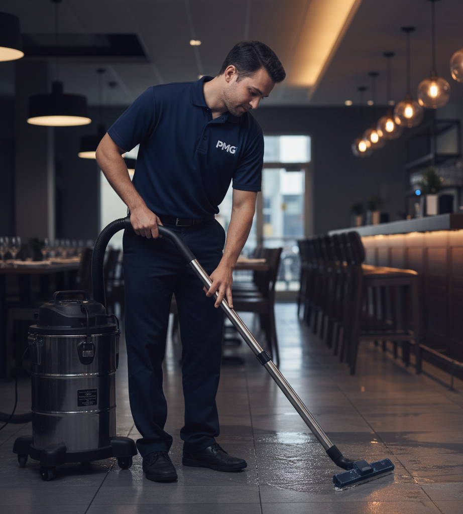 Deep floor cleaning with a wet vac